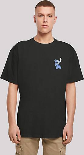 schwarz Breast Stitch T-Shirt Disney Stitch bestellen And 22299901 F4NT4STIC - in Print Backside Lilo