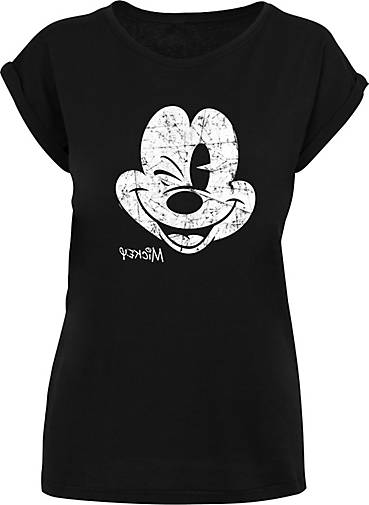 T-Shirt in Gesicht F4NT4STIC Maus schwarz 76698901 - Micky bestellen Disney