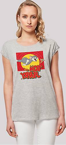 F4NT4STIC T-Shirt Extended 79576302 TV Shoulder T-Shirt Serie - and mittelgrau Scene in Tom Jerry Chase bestellen