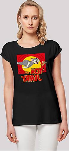 Tom Serie Jerry Scene bestellen 79576301 Chase schwarz Shoulder TV - and in T-Shirt T-Shirt Extended F4NT4STIC