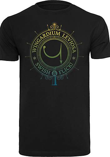 T-Shirt in schwarz Charms Potter Spells Harry 20580601 F4NT4STIC - bestellen Wingardium Leviosa