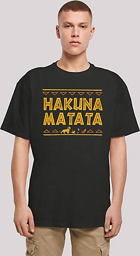 bestellen in Löwen Film F4NT4STIC König Hakuna T-Shirt - der 22296001 Matata schwarz