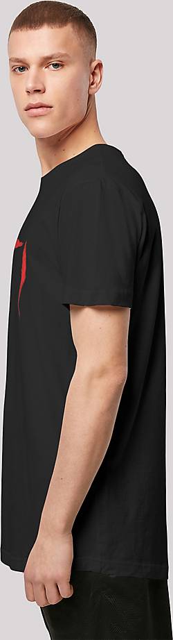 F4NT4STIC T-Shirt Long Cut T-Shirt IT Film ES Stephen King Distressed Logo  in schwarz bestellen - 79578501