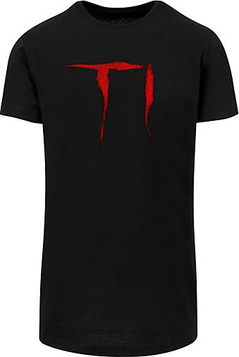 F4NT4STIC T-Shirt Cut T-Shirt IT Film Distressed Stephen 79578501 in ES schwarz King Logo - Long bestellen