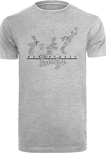 F4NT4STIC T-Shirt Looney Tunes Basketball Bugs in mittelgrau bestellen -  20551101