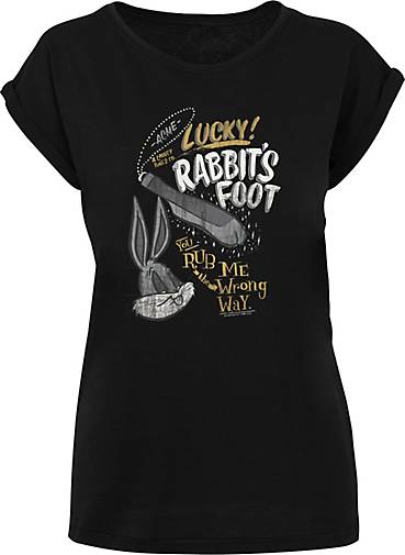 F4nt4stic T Shirt Looney Tunes Bugs Bunny Rub Me The Wrong Way In Schwarz Bestellen 20327701 3274