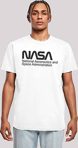 T-Shirt bestellen Tone 20555602 F4NT4STIC Logo NASA in weiß One -