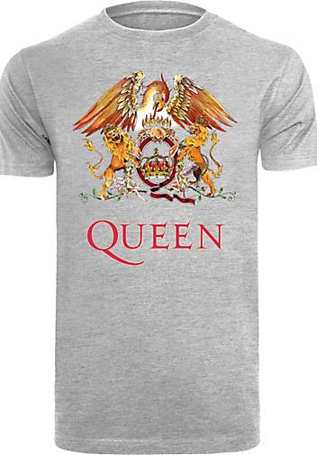 in mittelgrau Crest 25875602 Queen bestellen - F4NT4STIC T-Shirt Classic