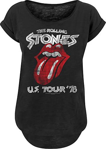 F4NT4STIC T-Shirt The Rolling Stones Rock Band US Tour '78 Front in schwarz  bestellen - 27257901