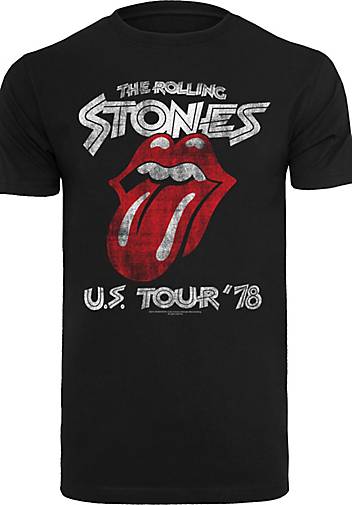 Rock Tour Band Front US \'78 - schwarz F4NT4STIC T-Shirt The Stones in 27258201 bestellen Rolling