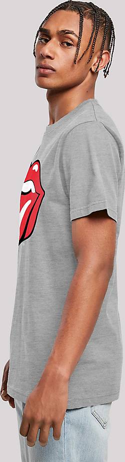 F4NT4STIC T-Shirt The Rolling Stones Rote Zunge in mittelgrau bestellen -  25876602