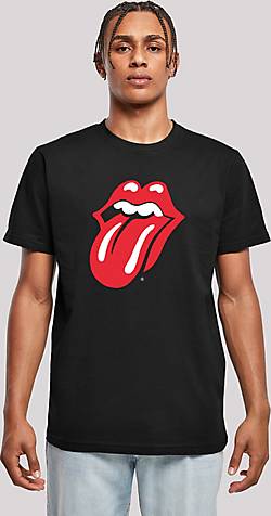 F4NT4STIC Rolling schwarz bestellen The Stones Rote in - Zunge T-Shirt 25876601