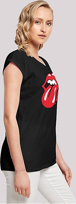 Stones Rolling The - bestellen in Rot schwarz 25877301 T-Shirt F4NT4STIC Zunge