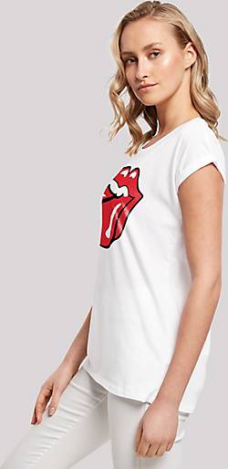 F4NT4STIC T-Shirt The bestellen Rot Zunge 25877303 weiß Rolling in - Stones
