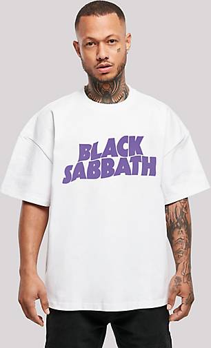 F4NT4STIC Ultra Heavy bestellen Metal Black Logo Heavy - weiß 25875302 Black Wavy T-Shirt Band in Sabbath