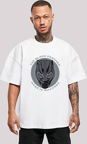 Panther Marvel Heavy Ultra - in in weiß Black Wakanda T-Shirt 20583102 bestellen Made F4NT4STIC