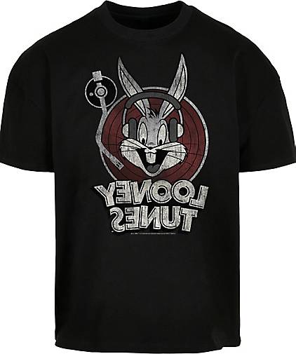 F4nt4stic Ultra Heavy T Shirt Premium Looney Tunes Bugs Bunny Ultra Heavy Oversize In Schwarz 2034