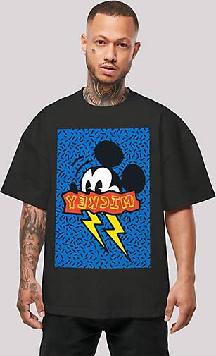F4NT4STIC Ultra Heavy T-Shirt Disney Mickey Flash Ultra T-Shirt 90s Mouse Heavy - schwarz in bestellen 79580201