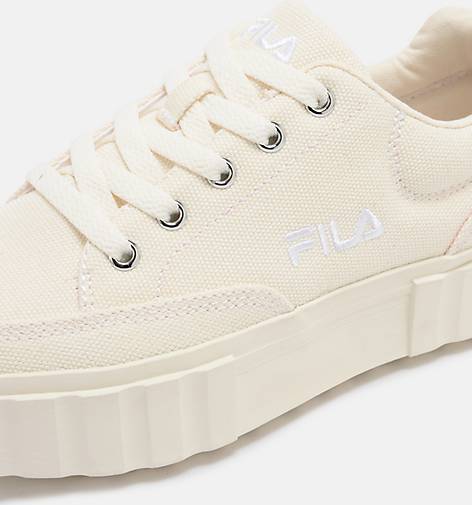 fila sandblast low wmn white