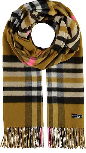 Fraas Cashmink Schal The Fraas Plaid Made In Germany Bronze Gortz