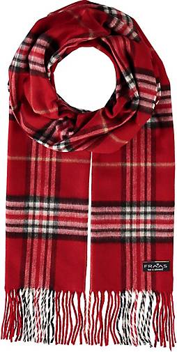 Fraas Cashmink Schal The Fraas Plaid Made In Germany Rot Gortz 93557809