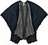 FRAAS Plissierter Damen Poncho