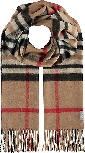 Fraas Schal The Fraas Plaid Aus Reinem Kaschmir Ocker Gortz 93553704