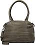 FREDsBRUDER Riffel Schultertasche Leder 34 cm