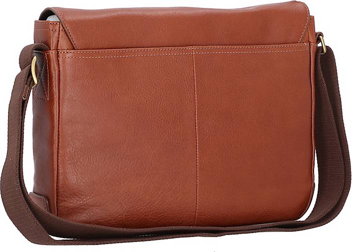 Fossil Buckner Ew City Messenger Leder 33 cm in mittelbraun bestellen