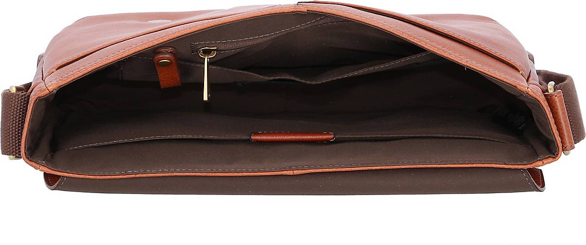 Fossil Buckner Ew City Messenger Leder 33 cm in mittelbraun bestellen