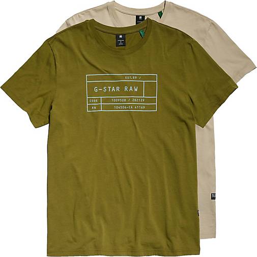 G-Star RAW T-Shirt Graphic 2 Pack 2er Pack