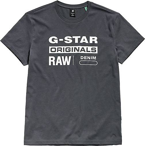 t 20504601 - bestellen T-Shirt mittelgrau r RAW Label Originals G-Star in