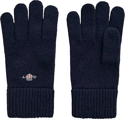 GANT Herren Handschuhe mit Wolle in dunkelblau bestellen - 17257602