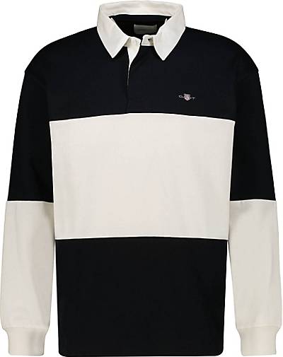 Langarm GANT BLOCKED - RUGGER bestellen 16347701 SHIELD Poloshirt in schwarz Herren HEAVY
