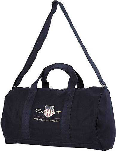 GANT Sporttasche mit Label-Print Modell GYM BAG RETRO SHIELD in Grün für Herren Herren Taschen Reisetaschen und Weekender 