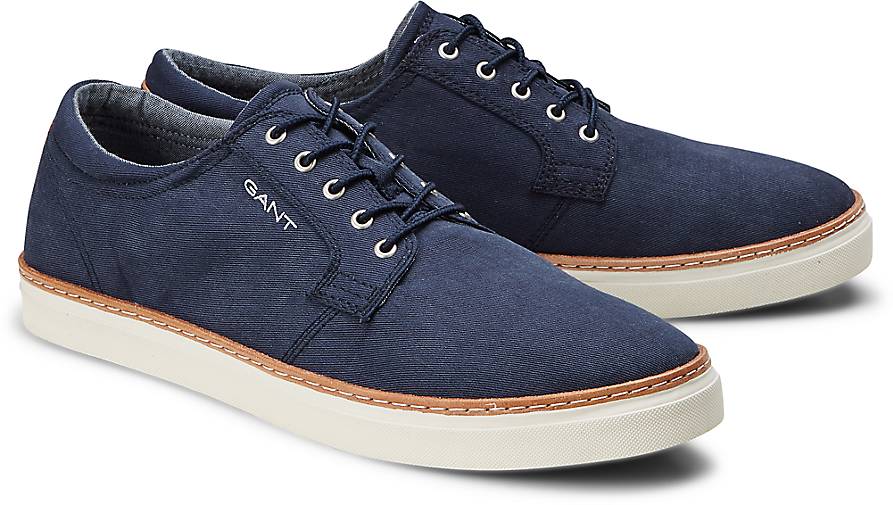 GANT Leinen-Sneaker in dunkelblau bestellen - 45301201