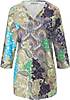 GREEN COTTON 3/4-Arm-Shirt cotton