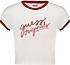 GUESS Damen T-Shirt CROPPED RINGER TEE
