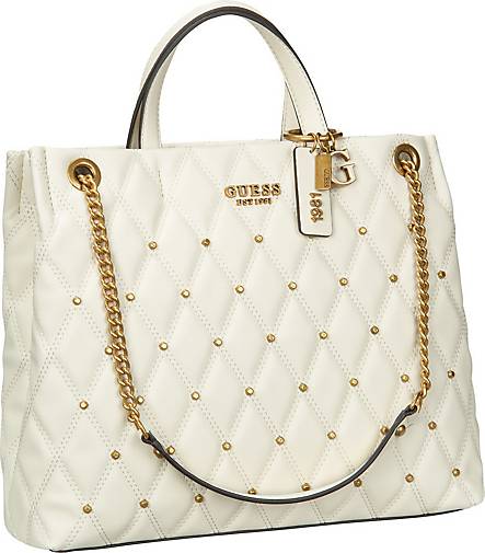 Tussen stil dynastie GUESS Handtasche Triana Girlfriend Shopper in beige bestellen - 20029802