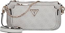GUESS, Noelle Umhängetasche 24 Cm in beige, Umhängetaschen für Damen