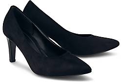 Damen Schuhe Absatzschuhe High Heels & Pumps Görtz High Heels & Pumps Schwarze Leder Pumps mit Schleife von Görtz 