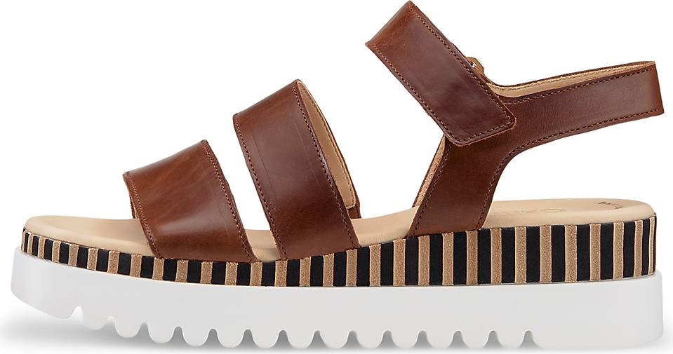 Gabor Plateau-Sandalette CUOIO
