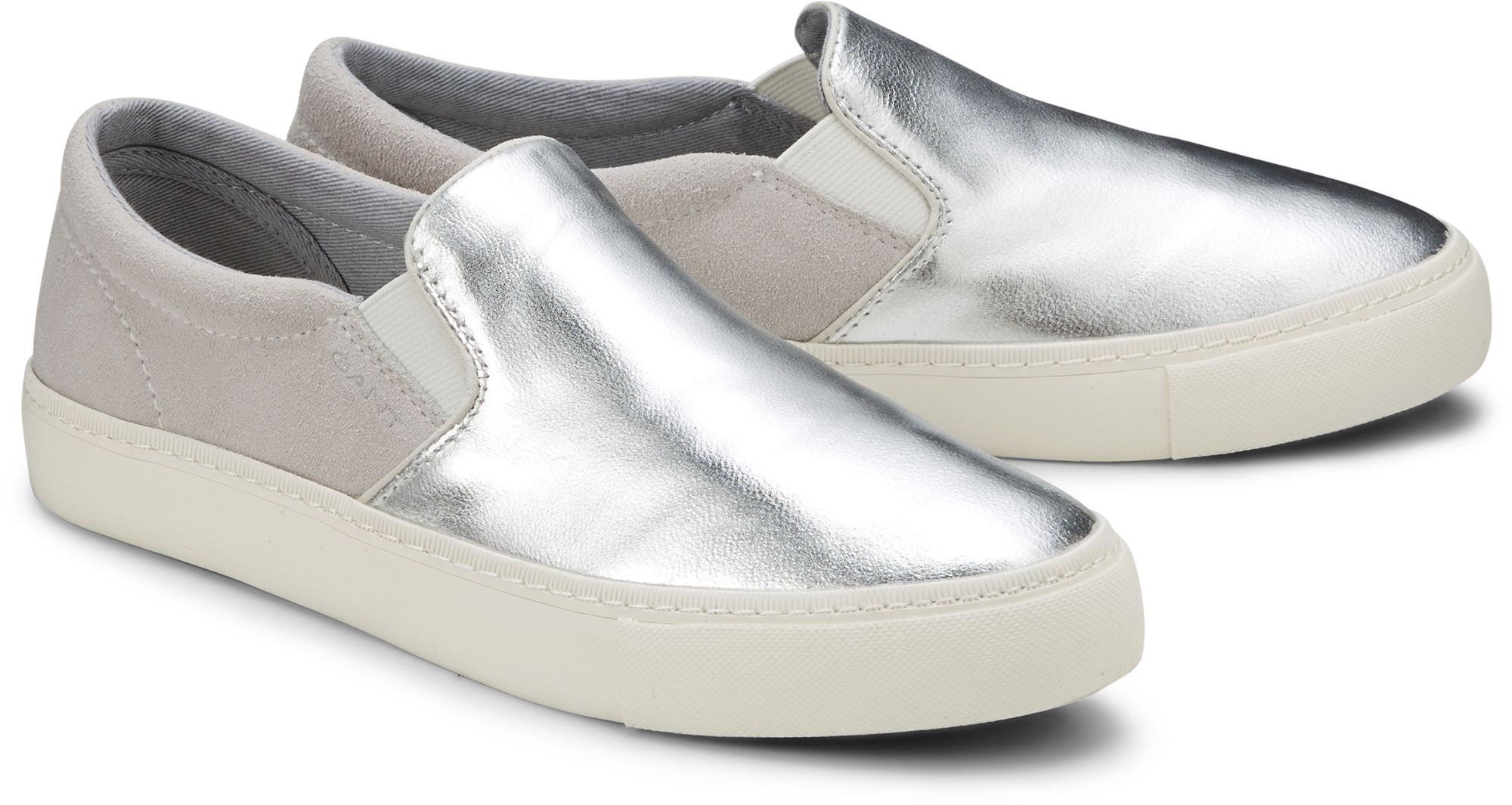 Leia Nu al elektrode Slip on Sneaker ALICE von Gant in silber für Damen. Gr. 40,41 Schuhe online  kaufen