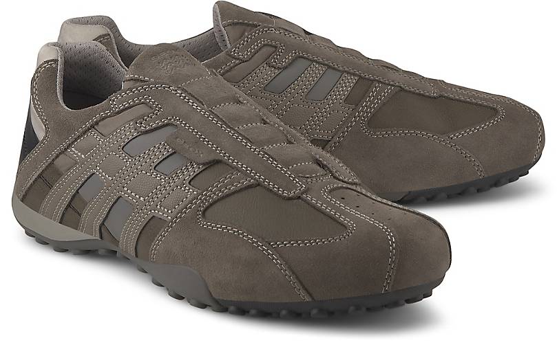 Geox Slipper U SNAKE F in grau dunkel kaufen | GÖRTZ Geox Herren Uomo Snake F Sneaker: Geox: : Schuhe
