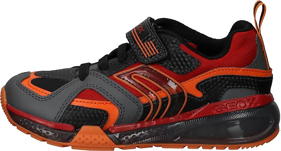 bestellen Geox - 16065401 Sneaker in schwarz/rot
