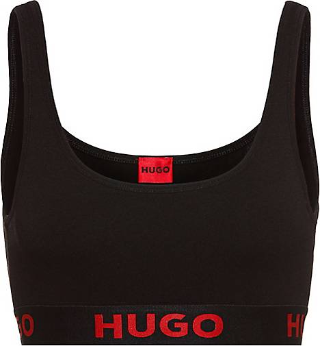 HUGO Bustier Bralette Sporty Logo