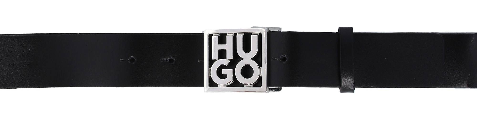 HUGO HU-GO Gürtel Leder in schwarz bestellen - 23294001