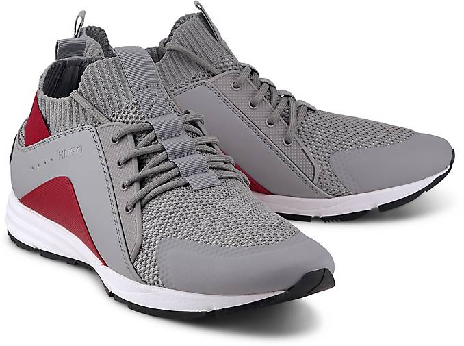 hugo hybrid runn it leather trainer