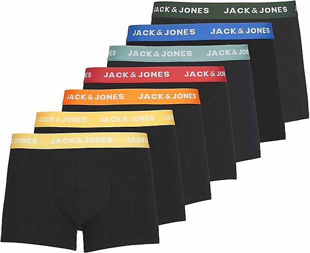 JACK & JONES Boxershort JACVITO SOLID 7er Pack
