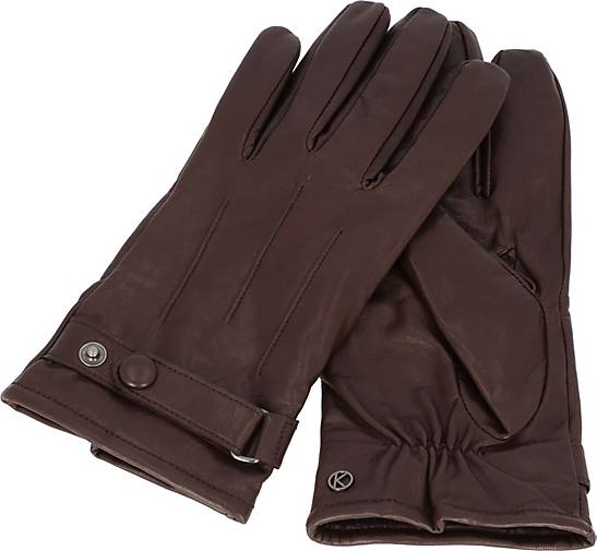 Handschuhe in dunkelbraun Leder bestellen Gordon - KESSLER 28022402